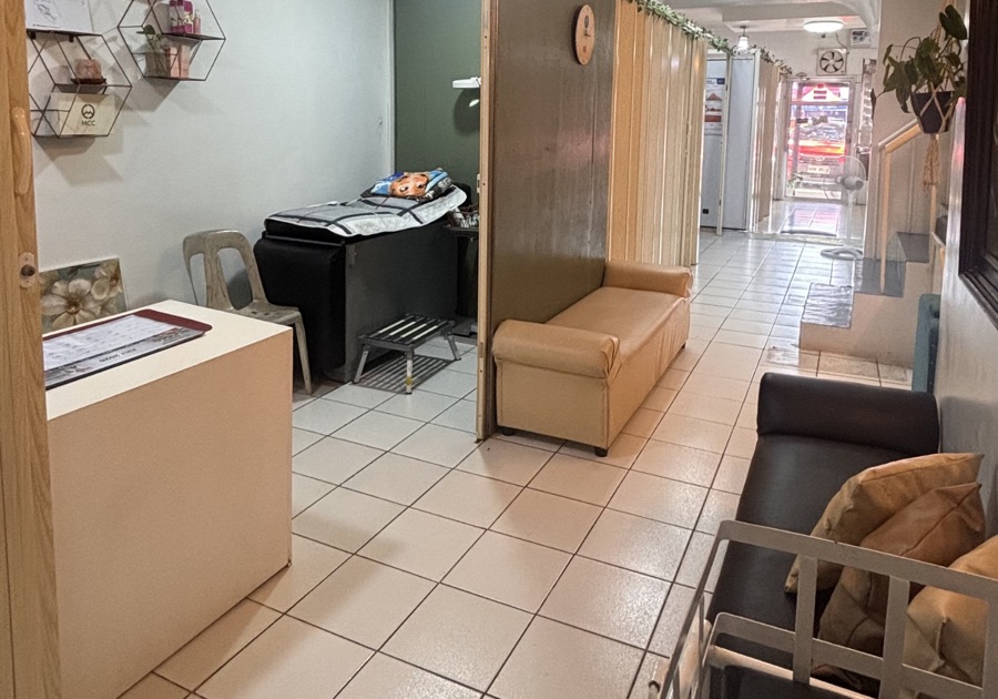 Reception and waiting area inside MMCLI Care Center